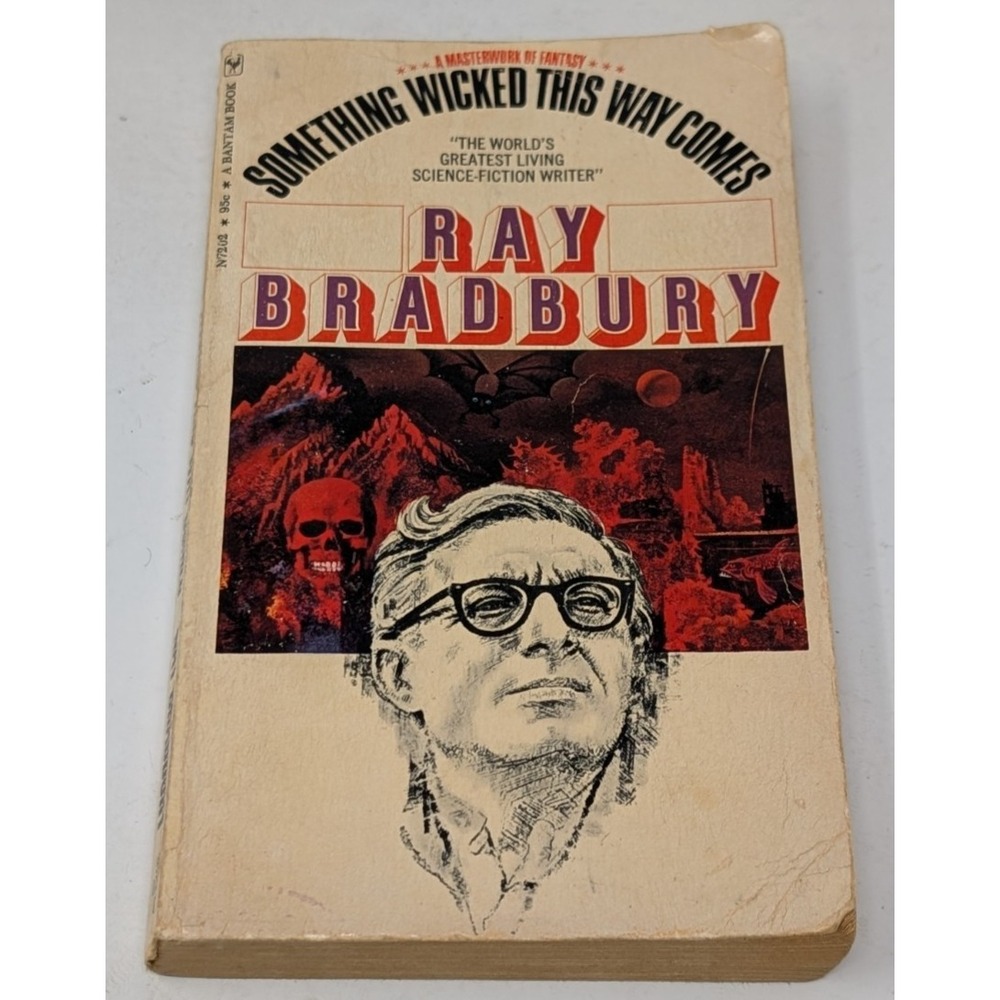 Something Wicked This Way Comes by Ray Bradbury 1972 Bantam Paperback‎ VTG